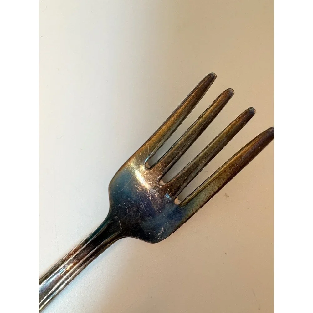 1847 Rogers Bros Daffodil Silverplate Cocktail Seafood Fork Vintage‎ 4.5 Inch